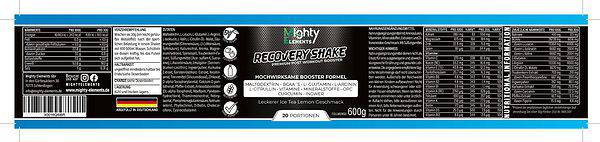 recovery shake premium post workout booster