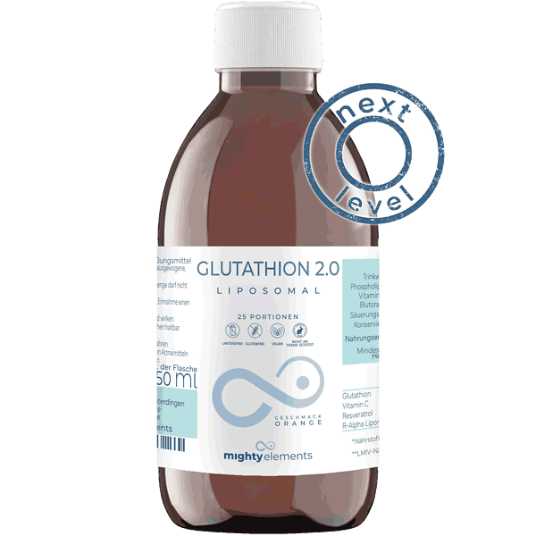 Glutathion 2.0 – Liposomales Glutathion, Resveratrol, Vitamin C , R-Alpha Liponsäure